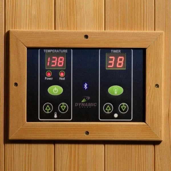 Golden Designs Saunas Dynamic Gracia 1-2 Person Low EMF FAR IR Sauna (DYN-6119-01)