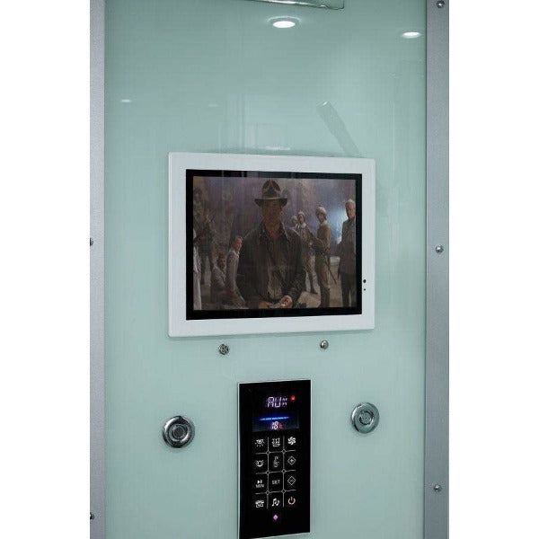 Maya Bath Showers Maya Bath Anzio Platinum Freestanding Steam Shower