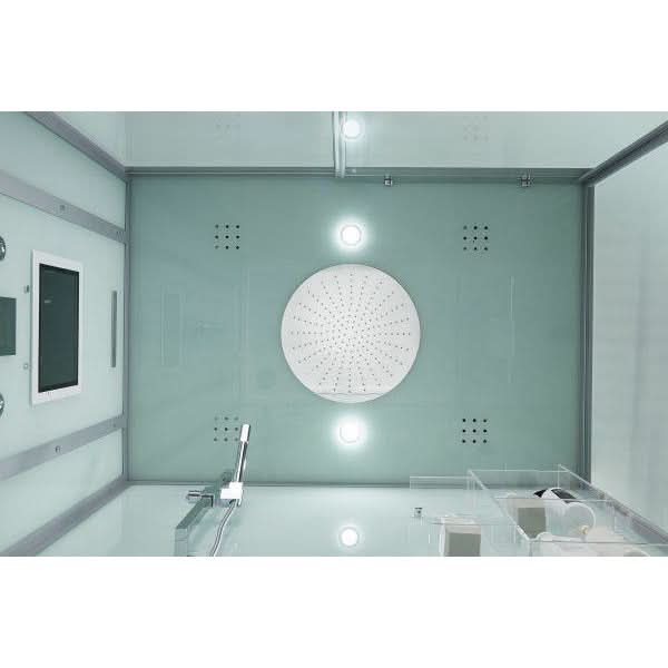 Maya Bath Showers Maya Bath Anzio Platinum Freestanding Steam Shower