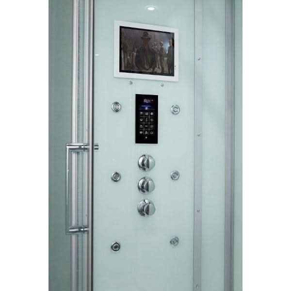 Maya Bath Showers Maya Bath Anzio Platinum Freestanding Steam Shower