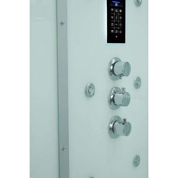 Maya Bath Showers Maya Bath Anzio Platinum Freestanding Steam Shower