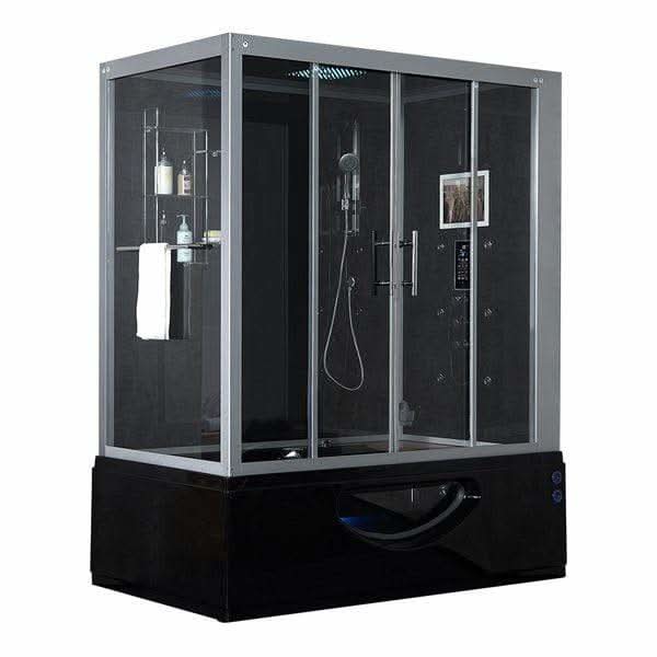 Maya Bath Showers Maya Bath Catania Platinum 2-Person Freestanding Steam Shower