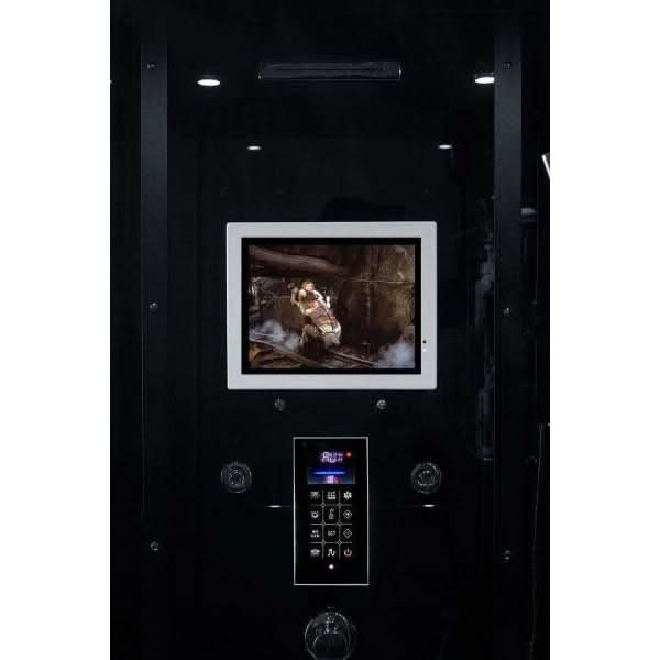 Maya Bath Showers Maya Bath Lucca Platinum Freestanding Steam Shower