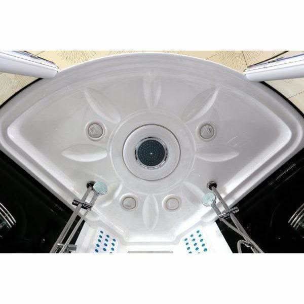 Maya Bath Showers Maya Bath The Superior Platinum White 2 Person Freestanding Steam Shower