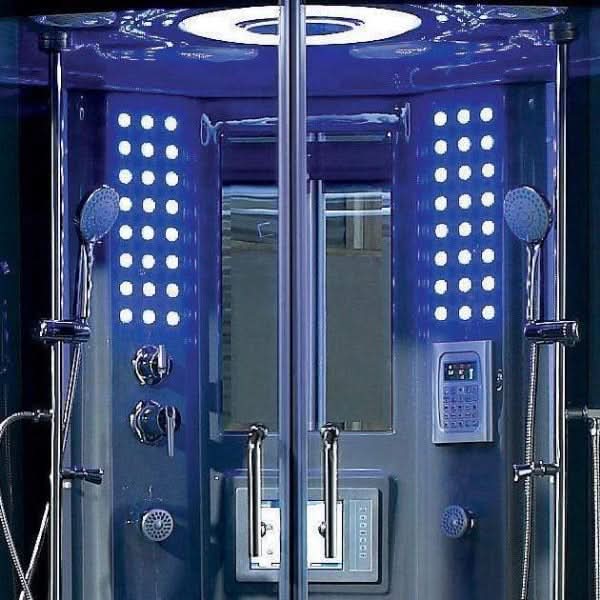 Maya Bath Showers Maya Bath Valencia 2-Person Freestanding Steam Shower