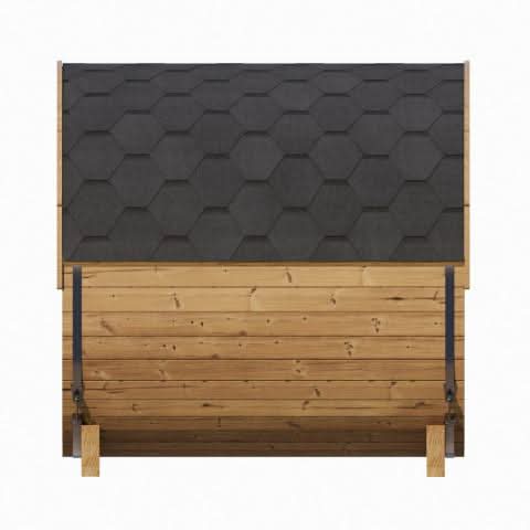 Forever Saunas Saunas Forever Saunas Thermally Treated 4-Person Sauna With Full Front Glass View - Ready to Ship!