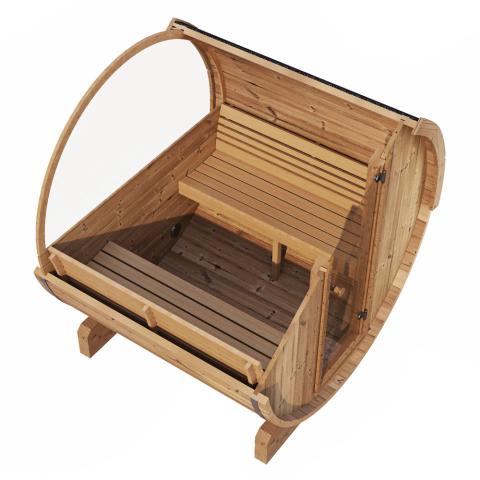 Forever Saunas Saunas Forever Saunas Thermally Treated 4-Person Sauna With Back Window - Ready to Ship!