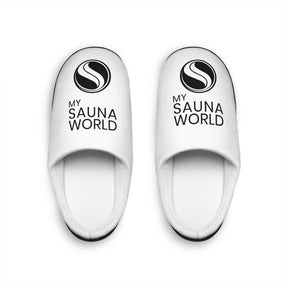 Printify Shoes US 7 - 8 / Black sole My Sauna World Limited Edition Women's Sauna Slippers — Cozy Spa House Slippers