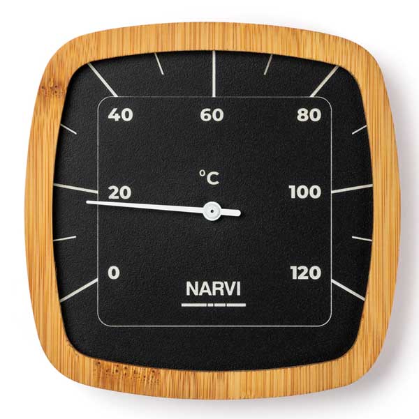 Dundalk LeisureCraft Narvi Black Thermometer Celsius