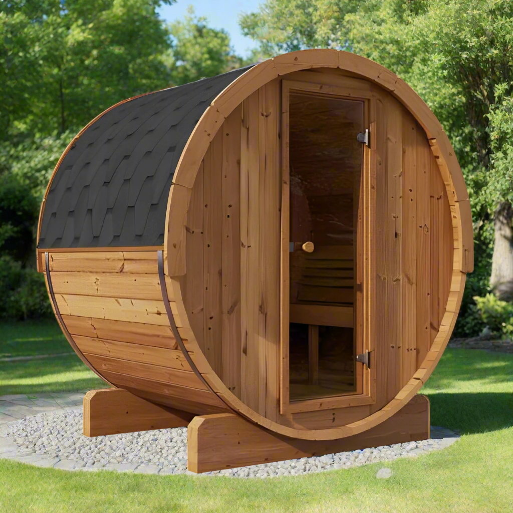 Forever Saunas Thermally Treated 2-Person Sauna with Back Window - Ready to Ship!