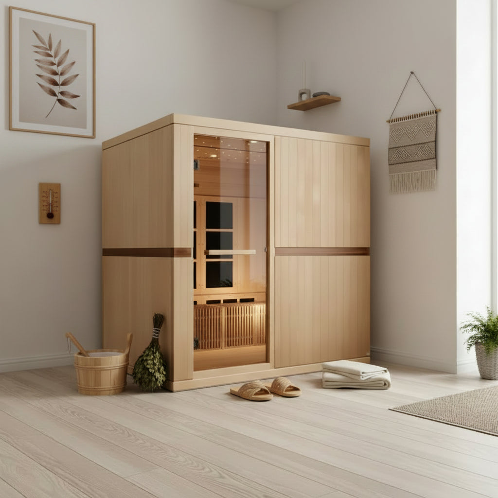 Golden Designs Saunas Golden Designs Maxxus 3 Person Low EMF FAR IR Sauna (MX-K356-01)