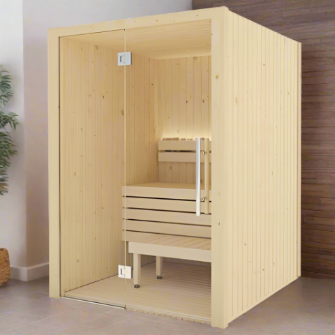 SaunaLife Model X2 1-2 Person XPERIENCE Series Indoor Home Sauna