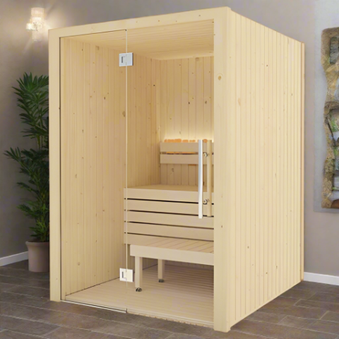 SaunaLife Model X2 1-2 Person XPERIENCE Series Indoor Home Sauna