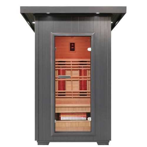 Sunray Traditional Saunas Sunray Logan 2-Person Outdoor Infrared Sauna