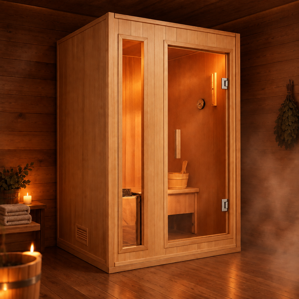Sunray Saunas Sunray Baldwin 2 Person Indoor Traditional Sauna