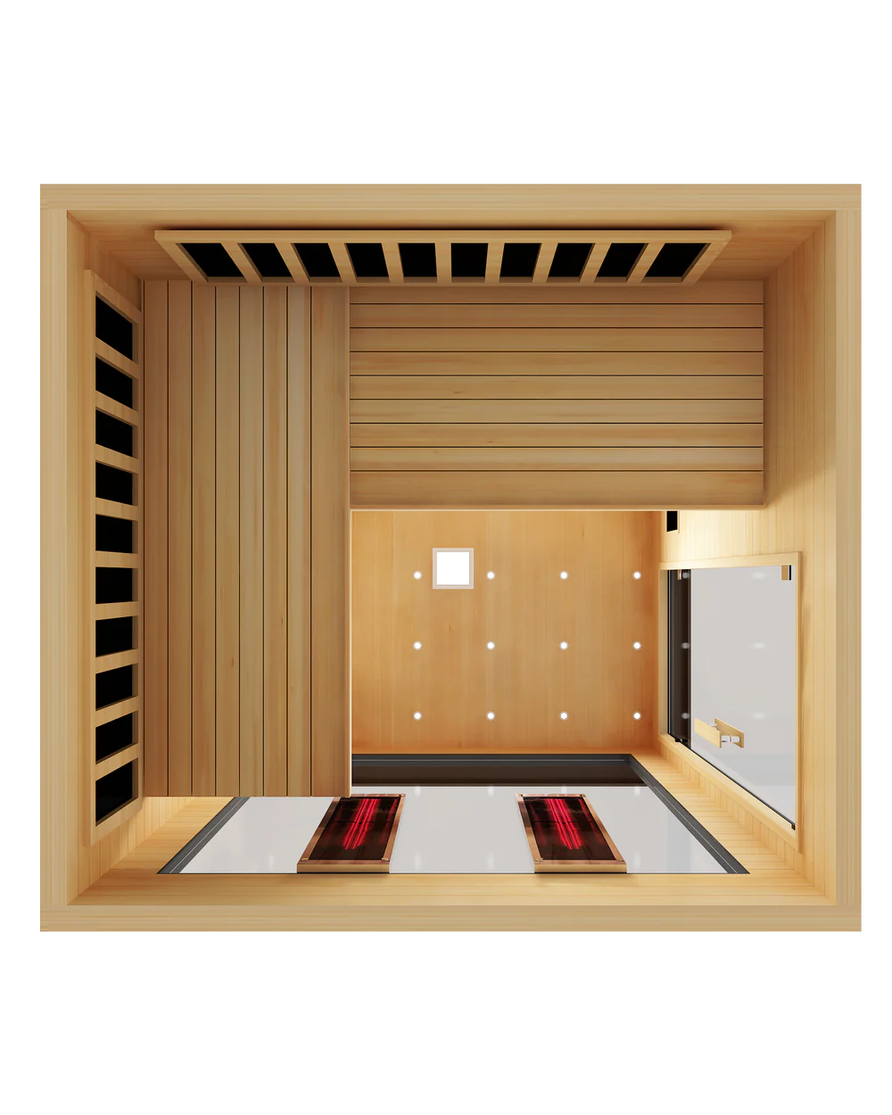 Experience the Sun Home Luminar 2-Person Infrared Sauna - Transform Your  Wellness