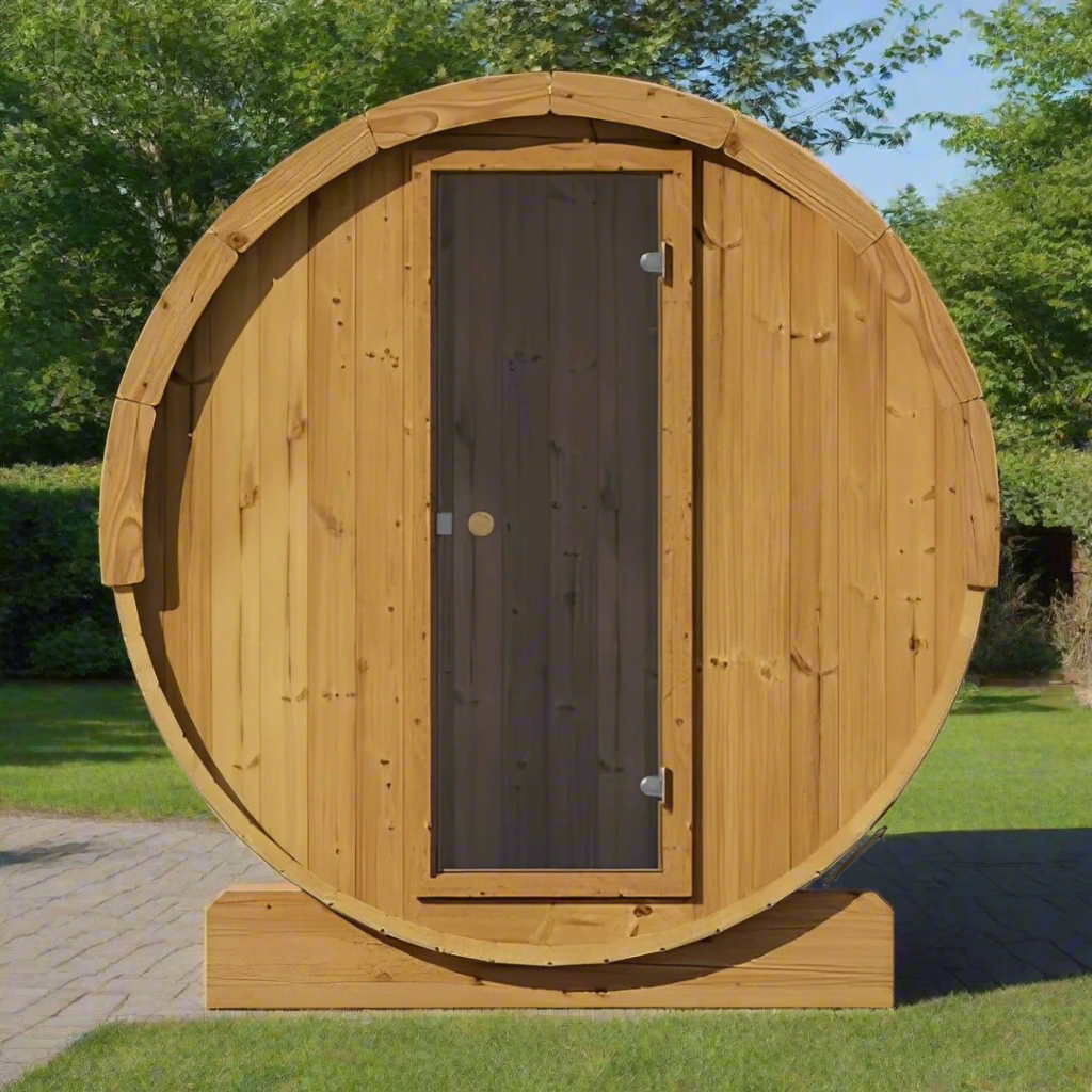 SaunaLife Model E6 3 Person Barrel Sauna