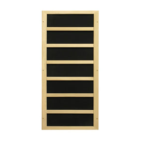 Golden Designs Lugano 3 Person Full Spectrum EMF FAR Infrared Sauna - Canadian Hemlock