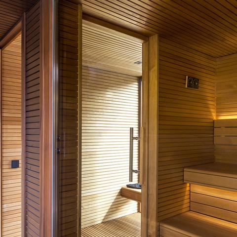 Auroom Natura Modern Outdoor Sauna with Changing Room