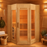 Sunray Saunas Sunray Tiburon 4 Person Indoor Traditional Sauna Double Bench