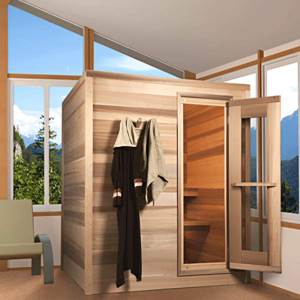 Dundalk LeisureCraft Clear Cedar Indoor Cabin Sauna - My Sauna World