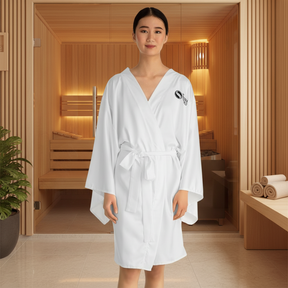 Printify All Over Prints My Sauna World Limited Edition Kimono Robe Lightweight Spa and Sauna Wear