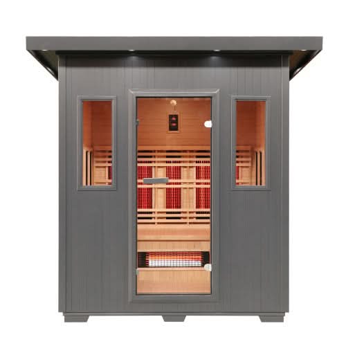Sunray Traditional Saunas Sunray Pacific 4-Person Outdoor Infrared Sauna