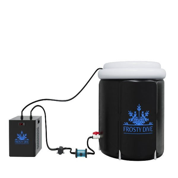 Frosty Dive Portable Ice Bath Plunge with standard chiller