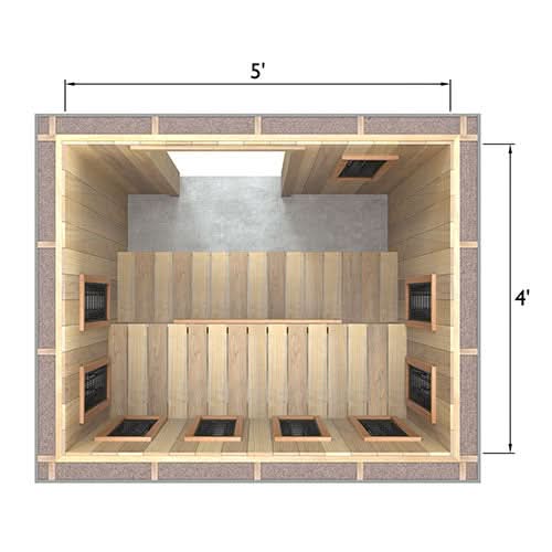 Finnmark Infrared Heater Kits Finnmark Spectrum Plus™ 5' x 4' Infrared Heater Panel Kit