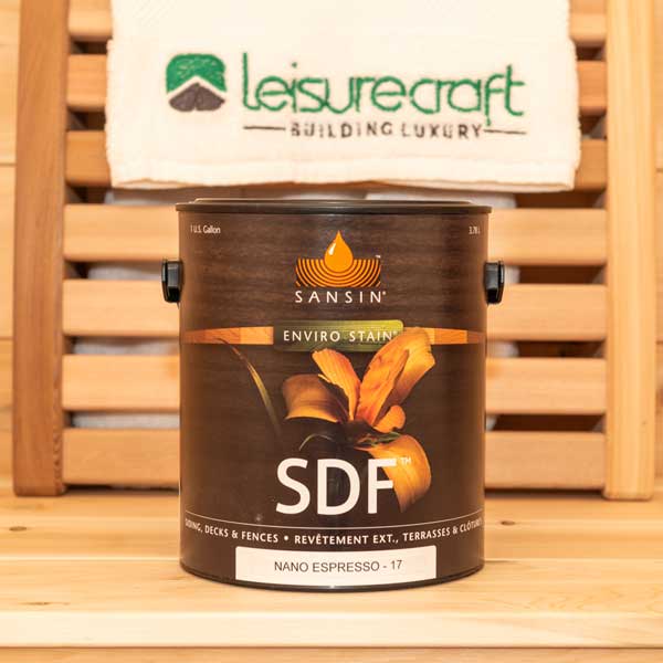 Dundalk LeisureCraft Espresso Sauna Stain (1 Gallon)