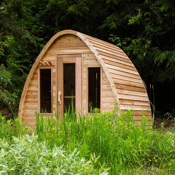 Dundalk LeisureCraft Knotty Cedar POD Sauna - My Sauna World