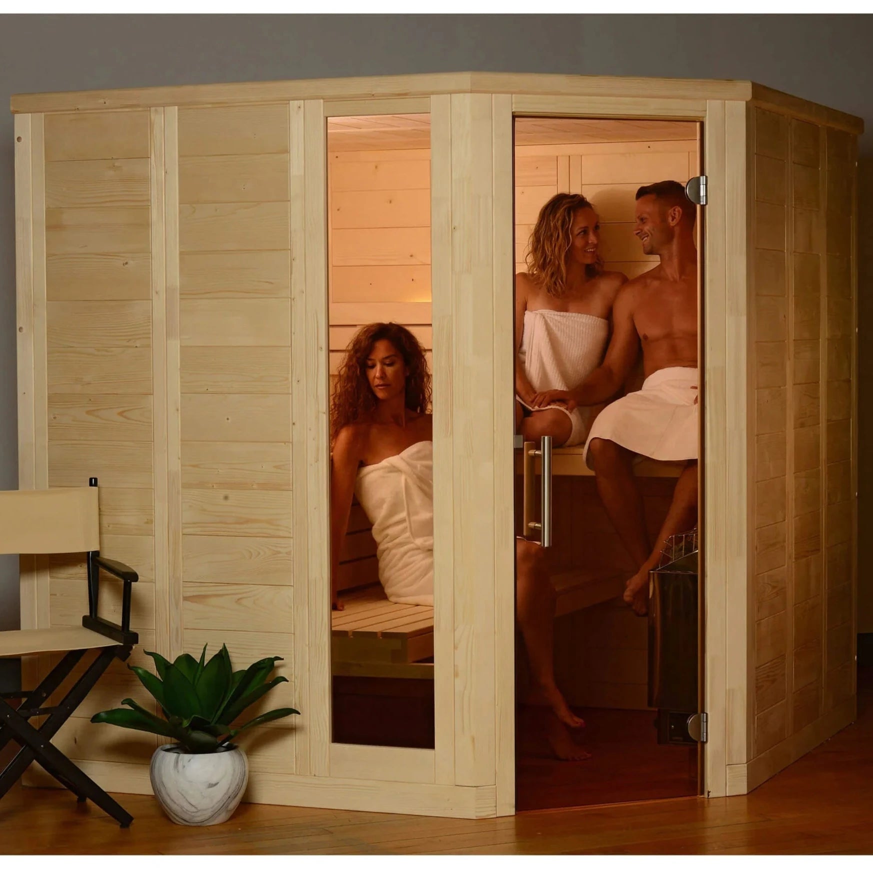 Almost Heaven Saunas Almost Heaven Patterson 6 Person Indoor Sauna