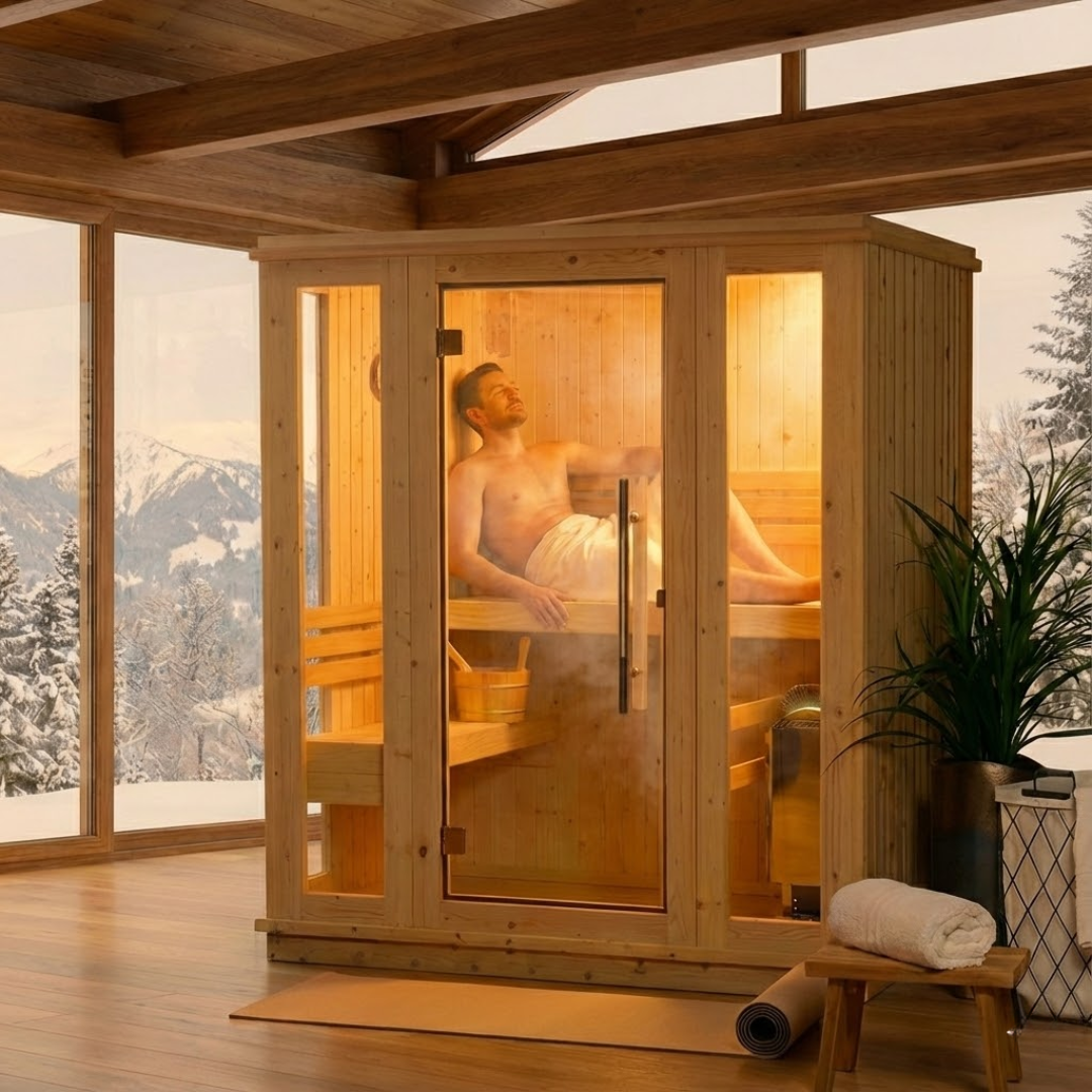 Almost Heaven Saunas Almost Heaven 2-3 Person Auburn Indoor Sauna