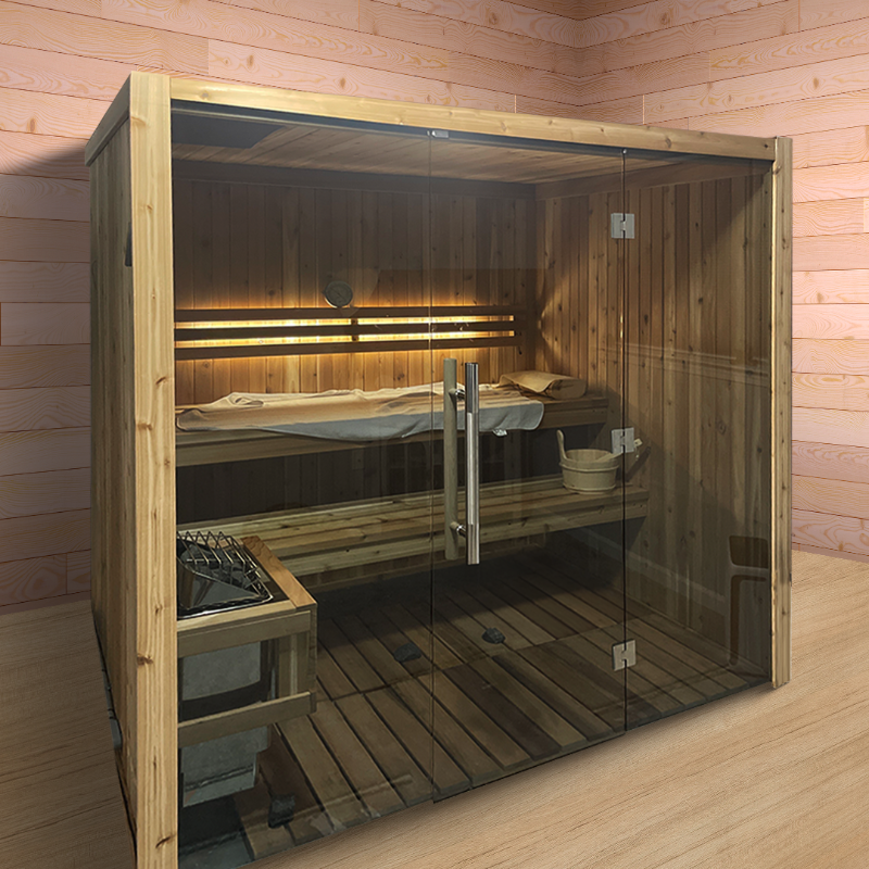 Almost Heaven Saunas Almost Heaven Oasis 4 Person Vision Series Indoor Sauna