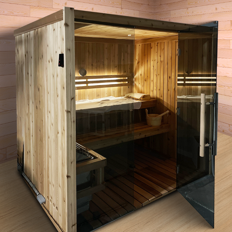 Almost Heaven Saunas Almost Heaven Oasis 4 Person Vision Series Indoor Sauna