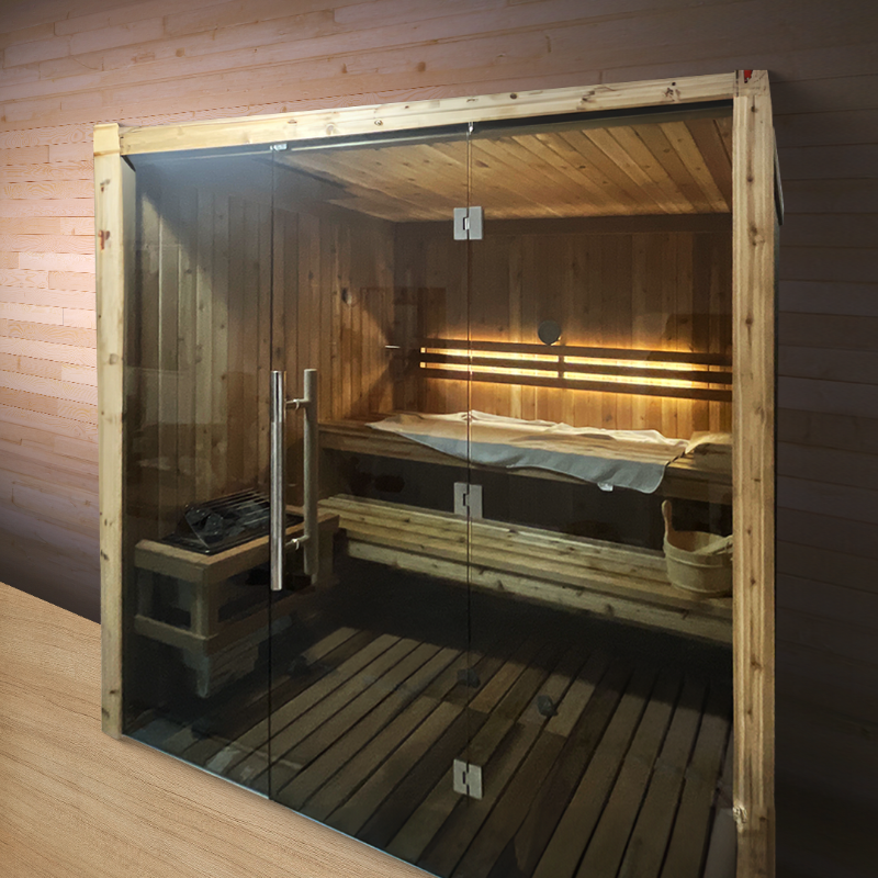 Almost Heaven Saunas Almost Heaven Oasis 4 Person Vision Series Indoor Sauna