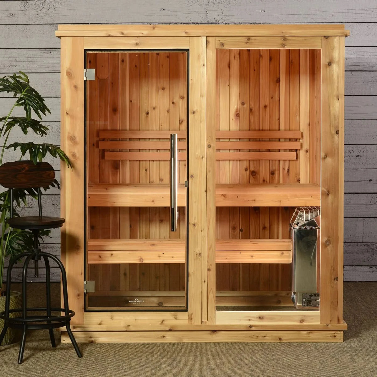 Almost Heaven Saunas Almost Heaven Rainelle 3-4 Person Indoor Sauna