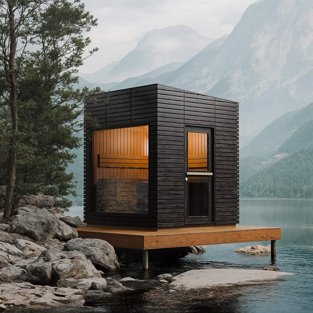 Almost Heaven Saunas Almost Heaven Alpina Outdoor Sauna Heritage Collection