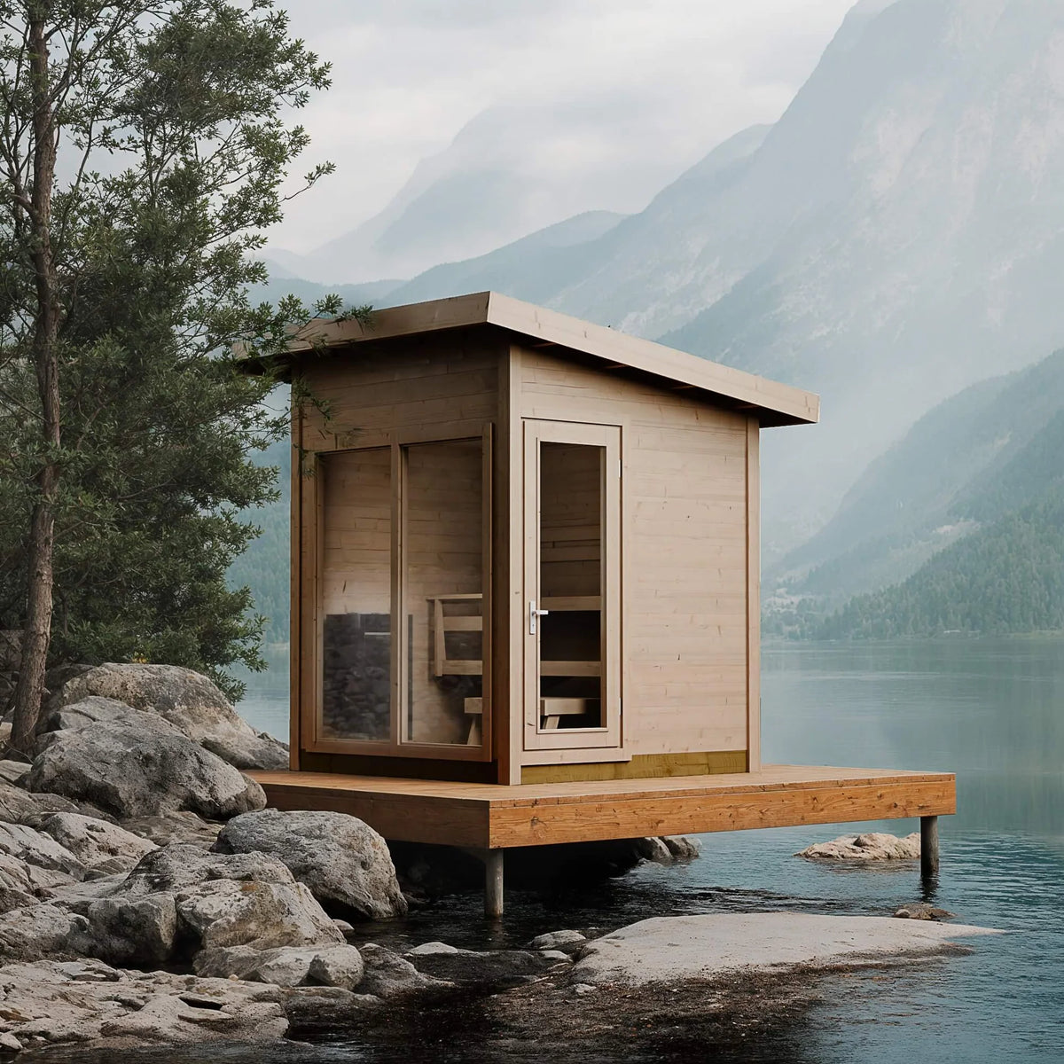 Almost Heaven Saunas Almost Heaven View Outdoor Sauna Heritage Collection