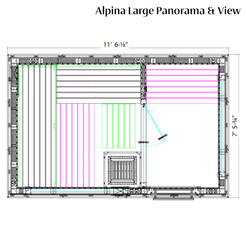Almost Heaven Saunas Almost Heaven Alpina Outdoor Sauna Heritage Collection