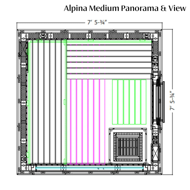 Almost Heaven Saunas Almost Heaven Alpina Outdoor Sauna Heritage Collection