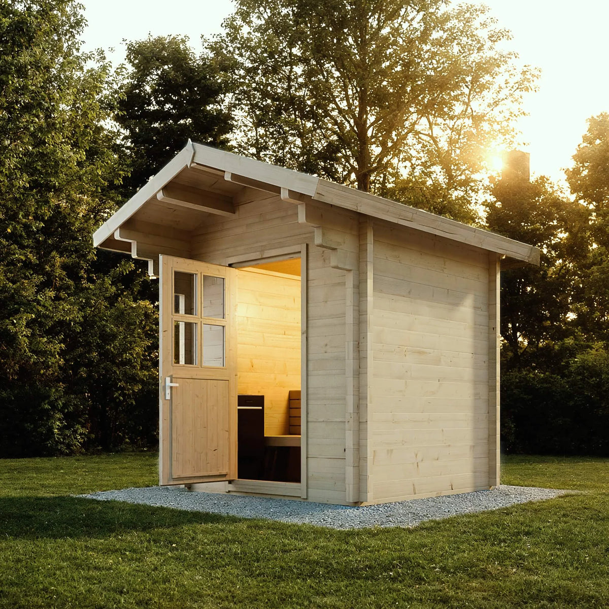 Almost Heaven Saunas Almost Heaven Saddle Mountain Outdoor Sauna Heritage Collection