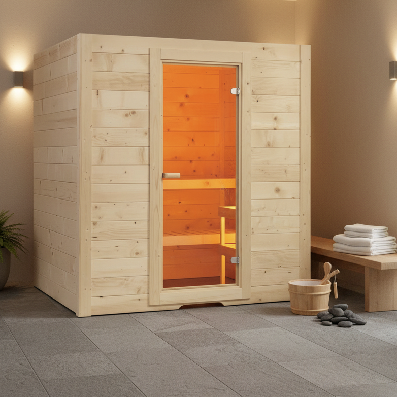 Almost Heaven Saunas Almost Heaven Tyrol 3-5 Person Indoor Sauna — Heritage Collection