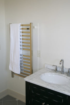 Amba Quadro Q-2042 Heated Towel Rack - My Sauna World
