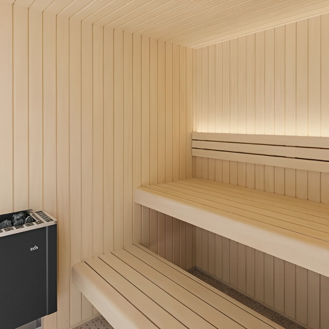 Auroom Saunas Auroom Emma Glass Cabin Sauna Kit