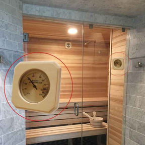 Baltic Leisure Sauna Deluxe Wood Hygrometer PS Sauna Accessory