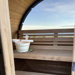 Baltic Leisure Wooden Sauna Water Bucket & Ladle Set With Liner