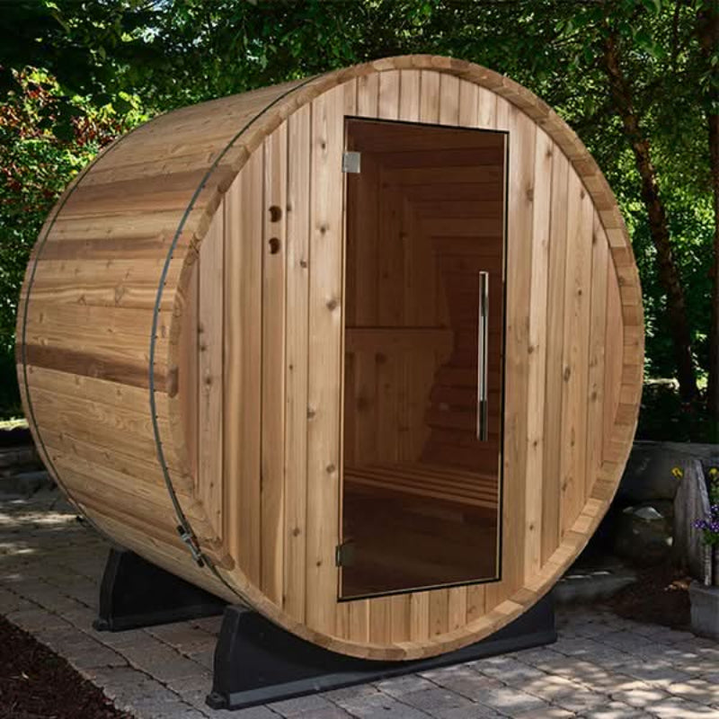 Almost Heaven Saunas Almost Heaven Salem 2 Person Standard Barrel Sauna
