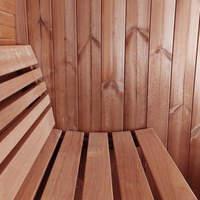 Forever Saunas Thermally Treated 4-Person Barrel Sauna with HUUM Drop 7.5 Sauna Heater - Ready to Ship!