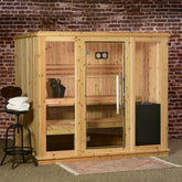 Almost Heaven 6 Person Bridgeport Indoor Sauna - My Sauna World